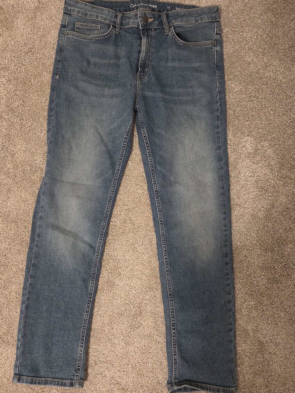 Calvin Klein Jeans Blue Slim Boyfriend Jeans